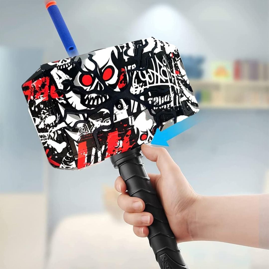 Thor's Super Hammer For Kids With 6 Bullets product thumbnail 5