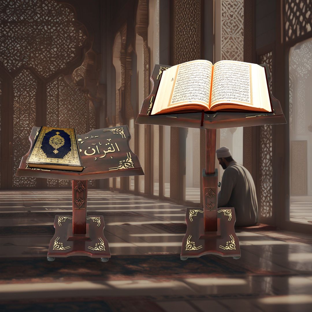 حامل القرآن الكريم بارتفاع قابل للتعديل - 8