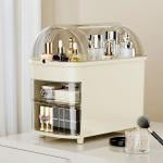 حافظة مكياج أنيقة مع غطاء شفاف