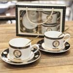 طقم فناجين بتصميم CHANEL