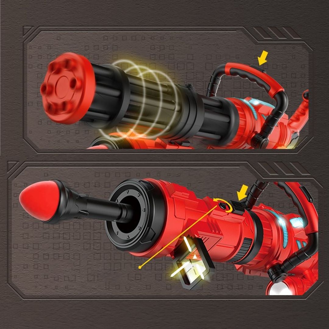 بندقية ورشاش رمي السهام الإسفنجية - 3