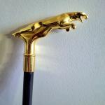 Leopard Handle Walking Stick - 2