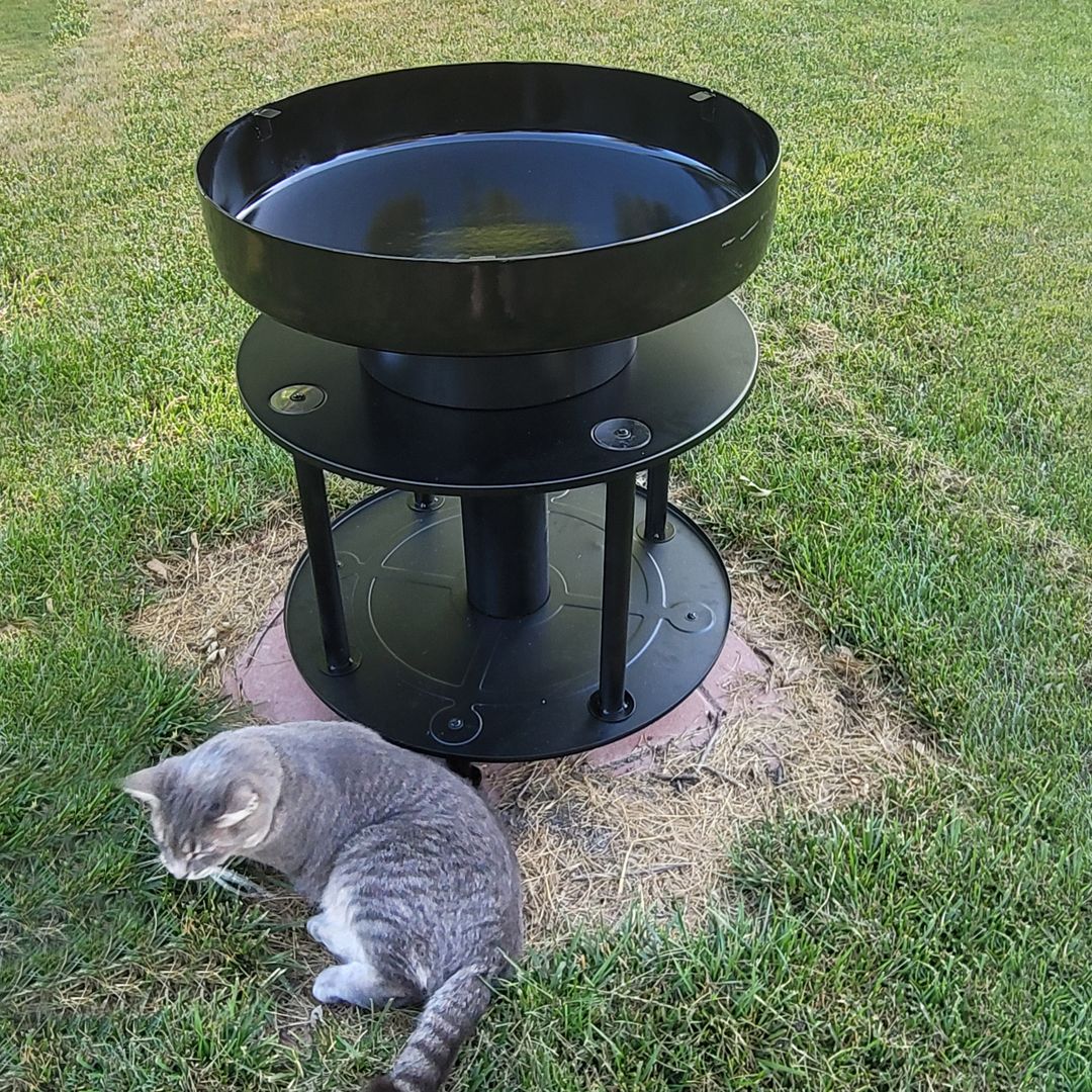  موقد الحطب الخارجي مع مساحة تخزين - 13