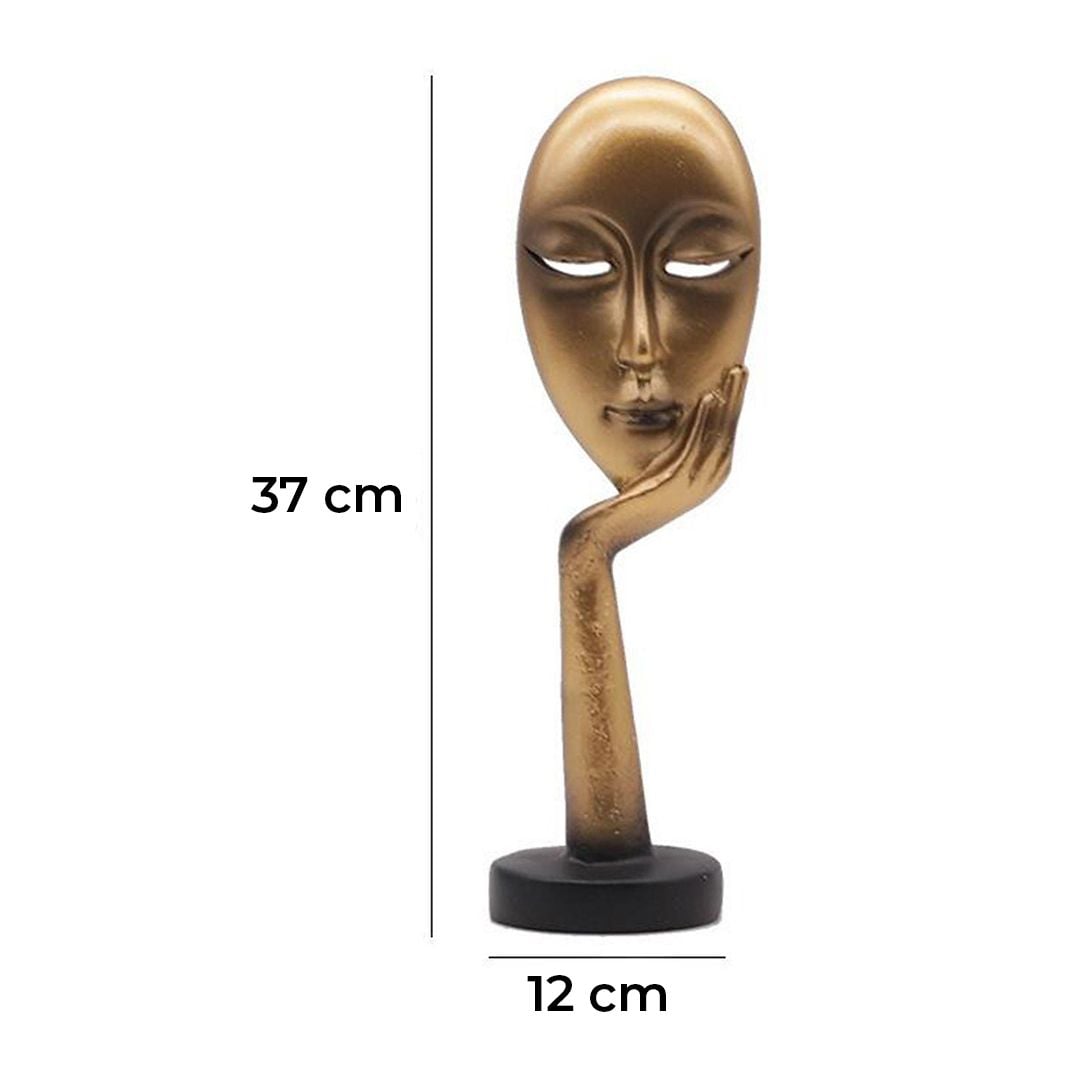 Golden Thinker Statue product thumbnail 10