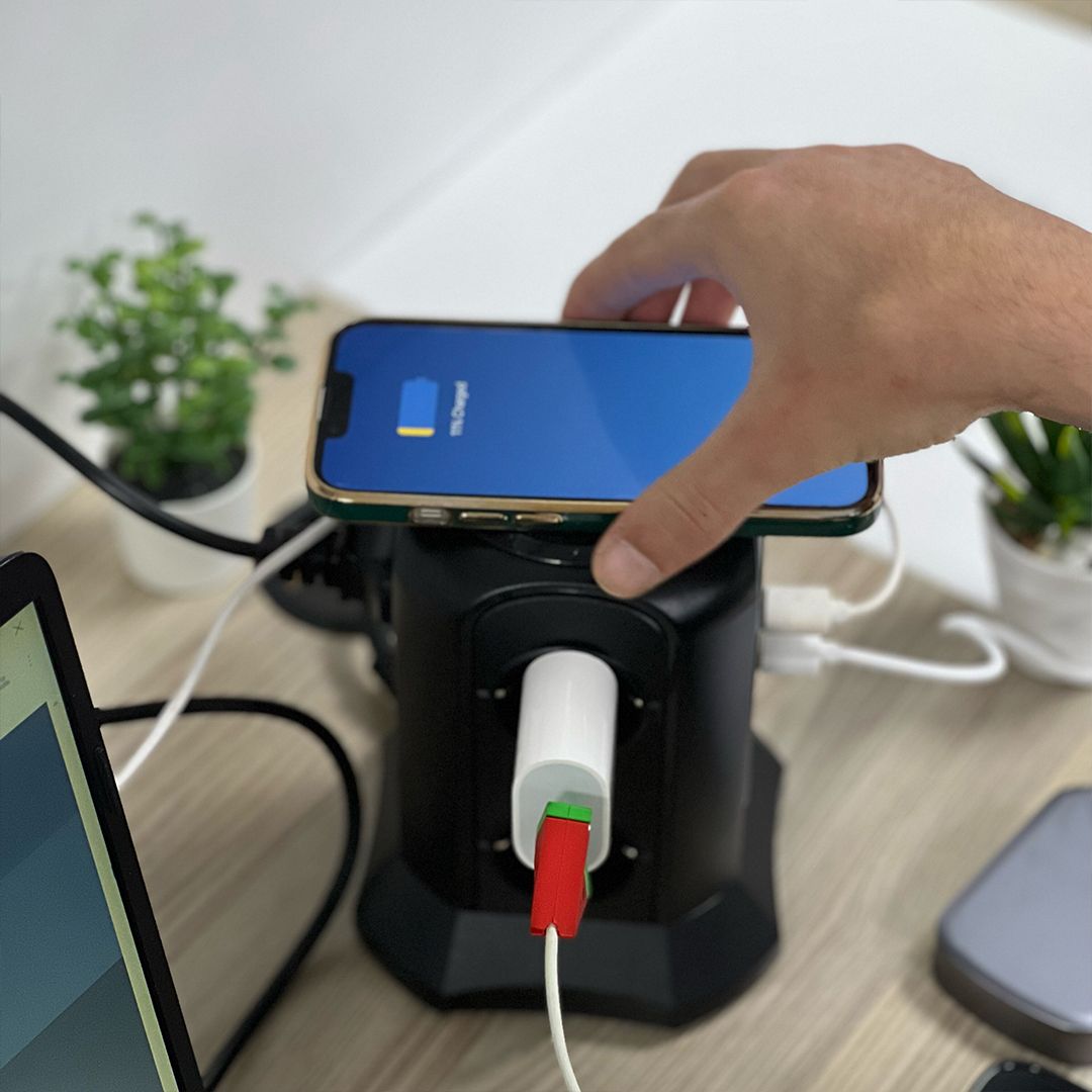 Multiple Power Socket with Wireless Charging B product thumbnail 2