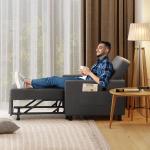 أريكة و سرير بتصميم عصري مع حاملات للأكواب - 4