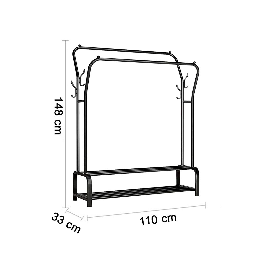Clothes Hanger with Top Rod Clothes Shelves product thumbnail 12
