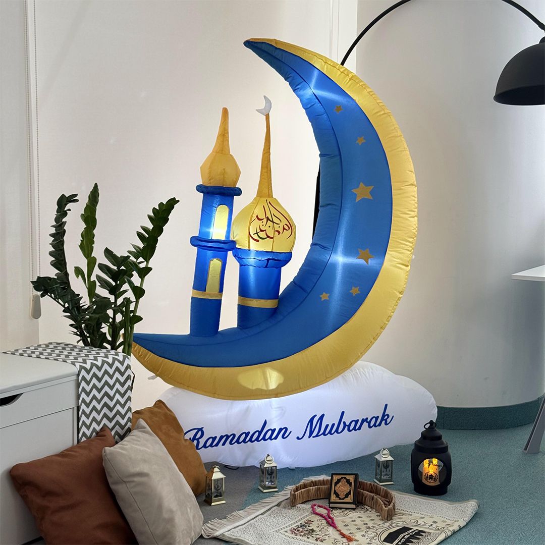 مُجسم هلال و مئذنة قابل للنفخ - 1