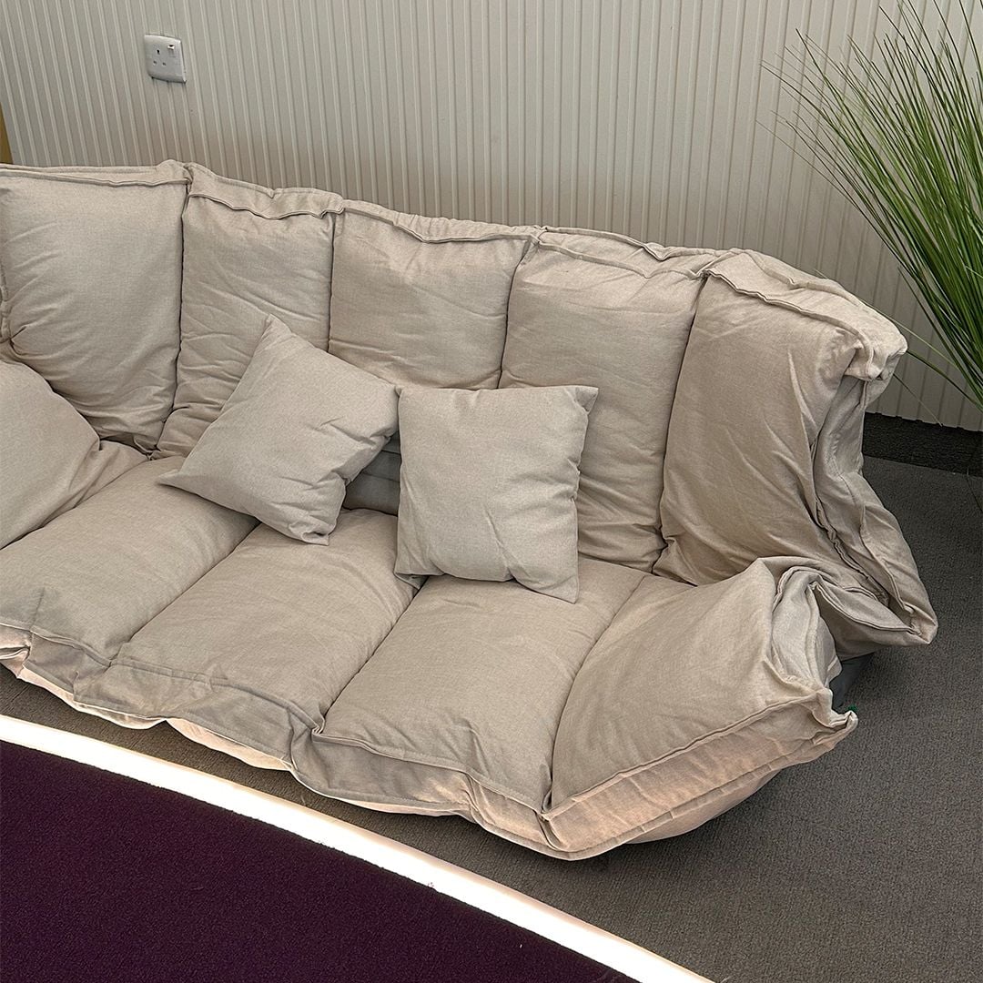 5 sections Relaxing Sofa Bed with Two Pillows product thumbnail 6