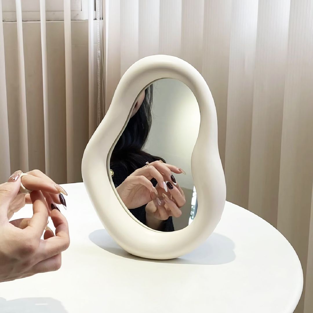 مراة محمولة بتصميم مموج - 11