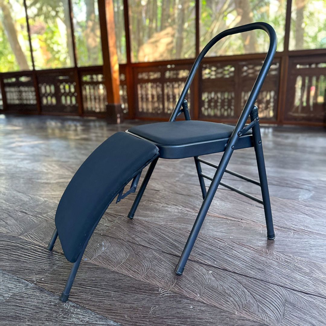 Foldable Yoga Chair with Lumbar Support - 10