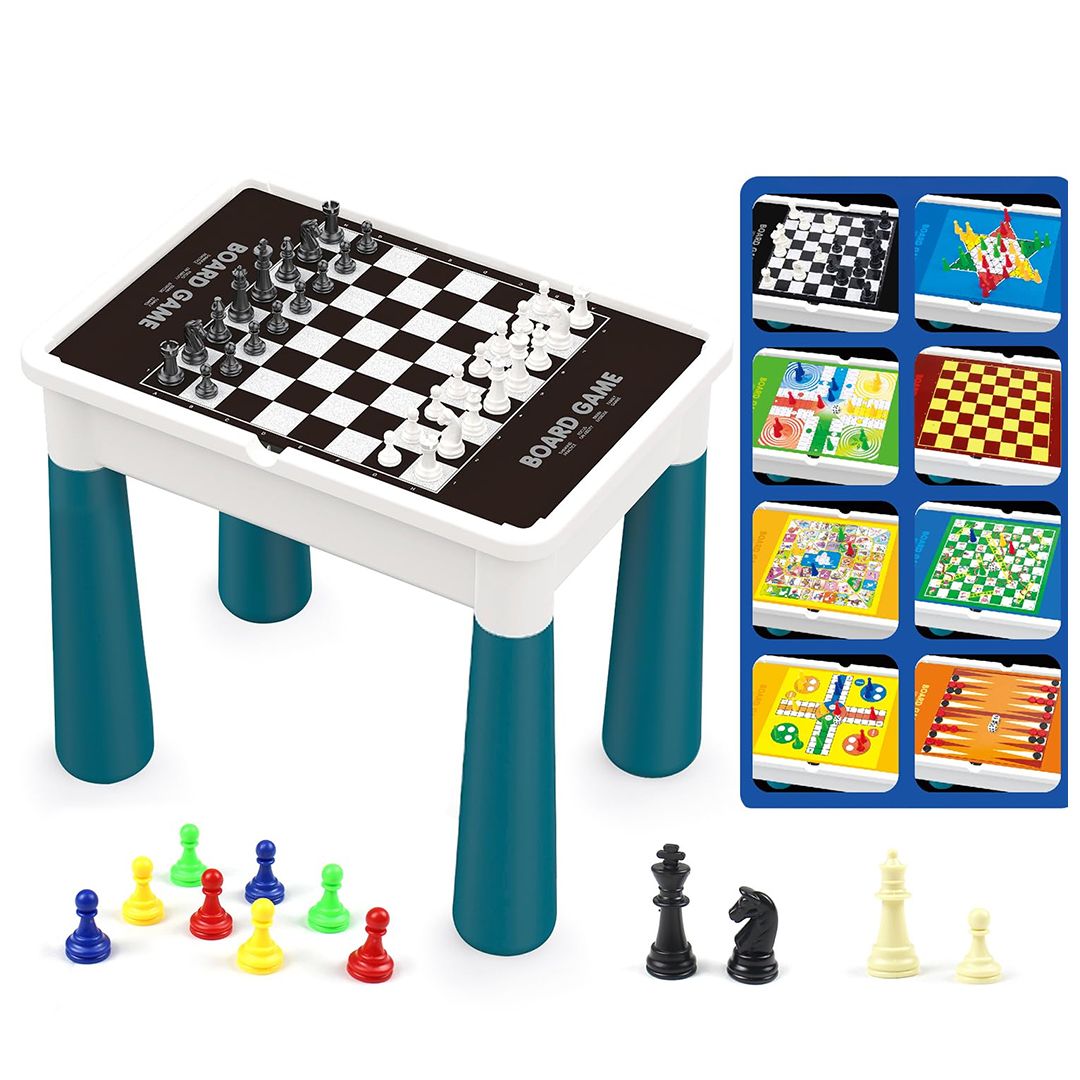 طاولة الألعاب التعليمية 9 في 1 للأطفال - 13