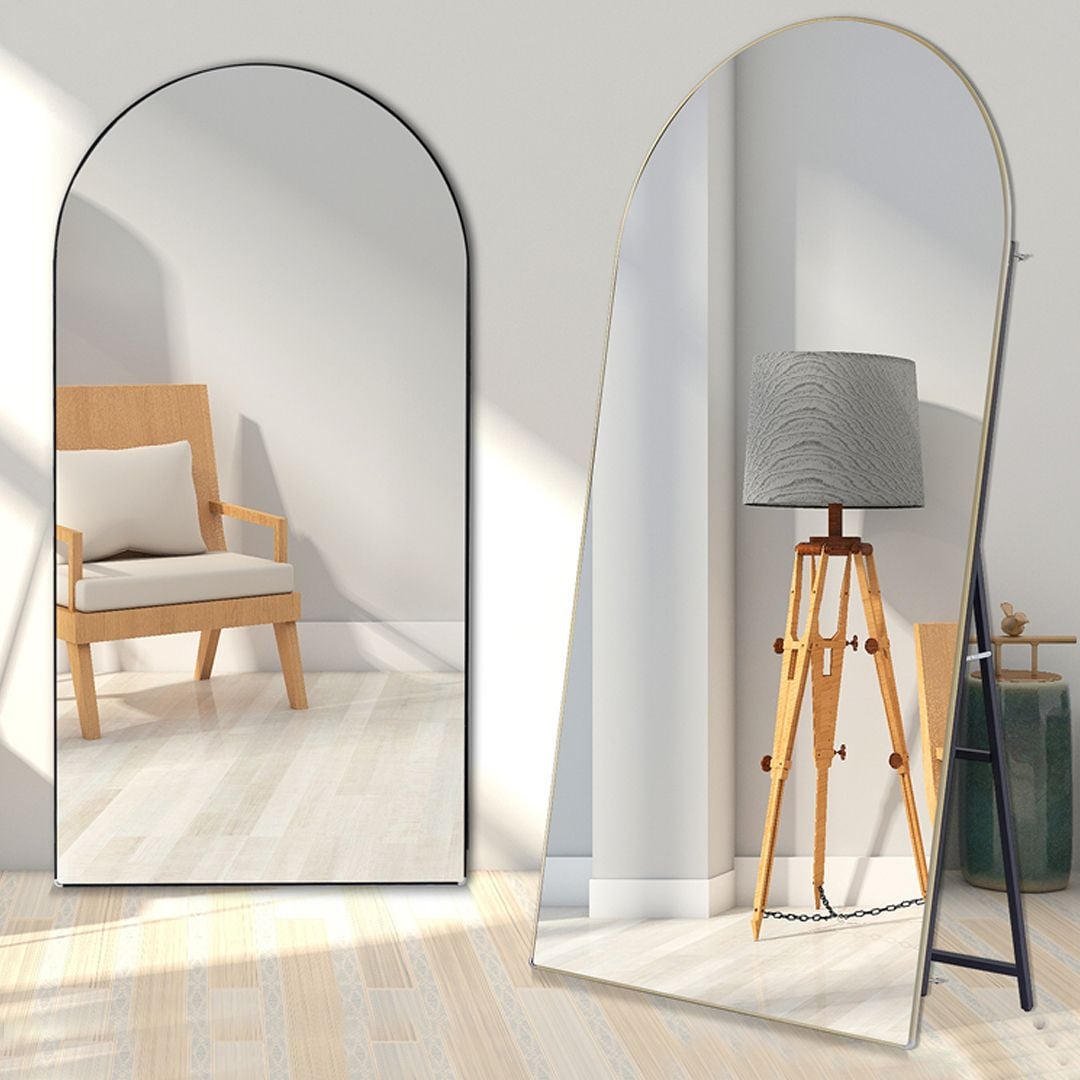 مرآة بإطار رفيع مع ستاند - 2