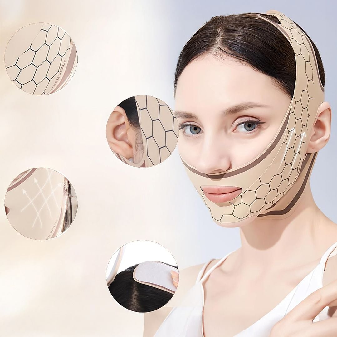 مشد تجميل لتحديد الوجه و الذقن - 13