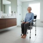 كرسي حمام طبي متنقل - 14