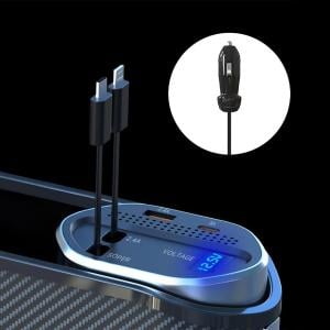 منظم مقاعد السيارة مع شاحن - 4