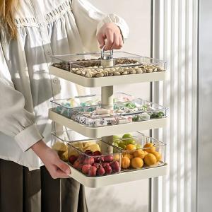 ستاند تقديم دوار بثلاث طبقات - 2