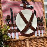 سلة النزهات المتكاملة من الراتان - 12