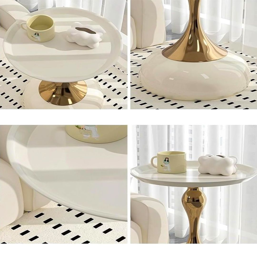 طاولة جانبية فاخرة بتصميم مزهرية - 10