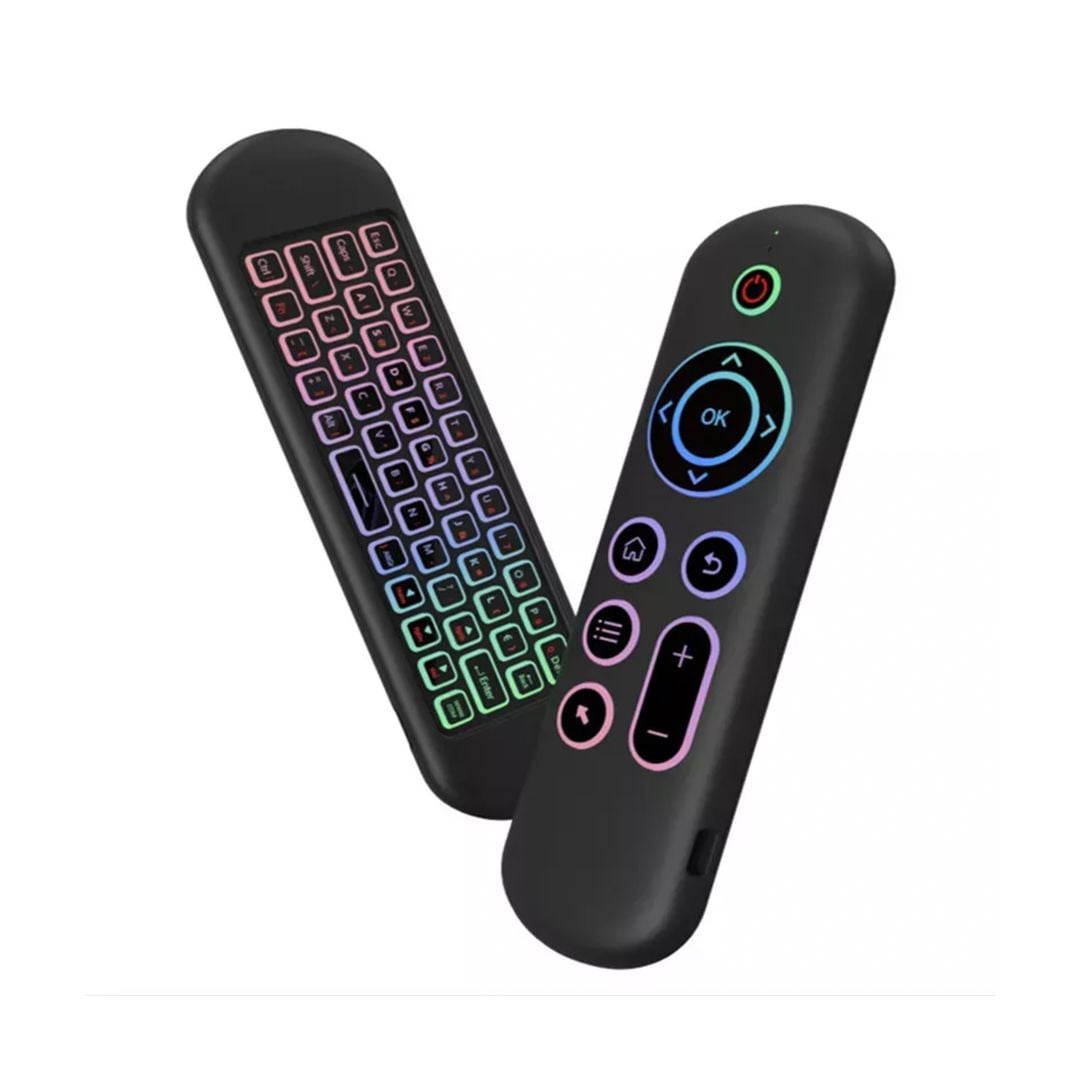جهاز تحكم لاسلكي مُضيء M5 مع كيبورد - 4