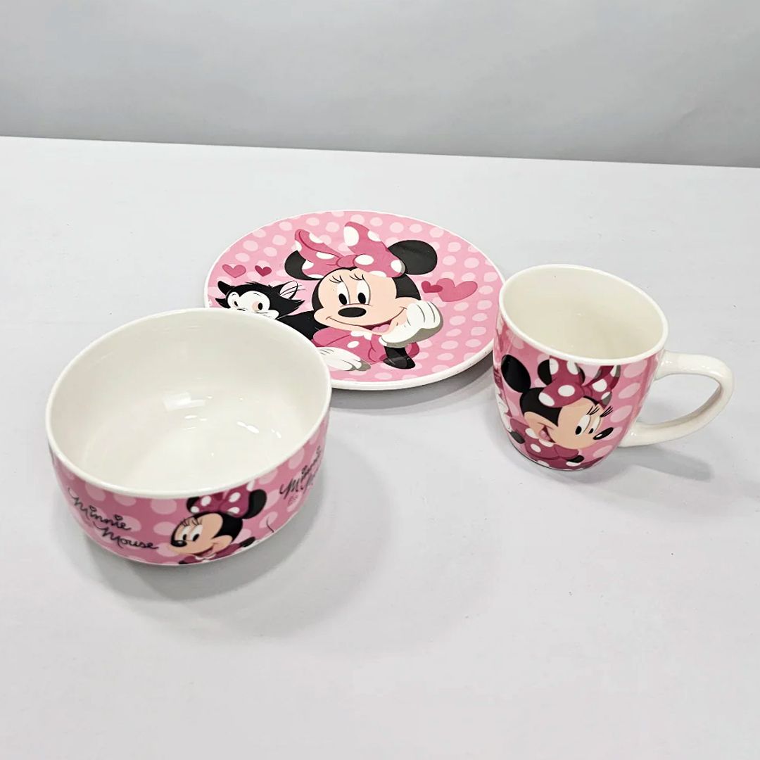 أدوات طعام للأطفال بتصميم Minnie Mouse - 3