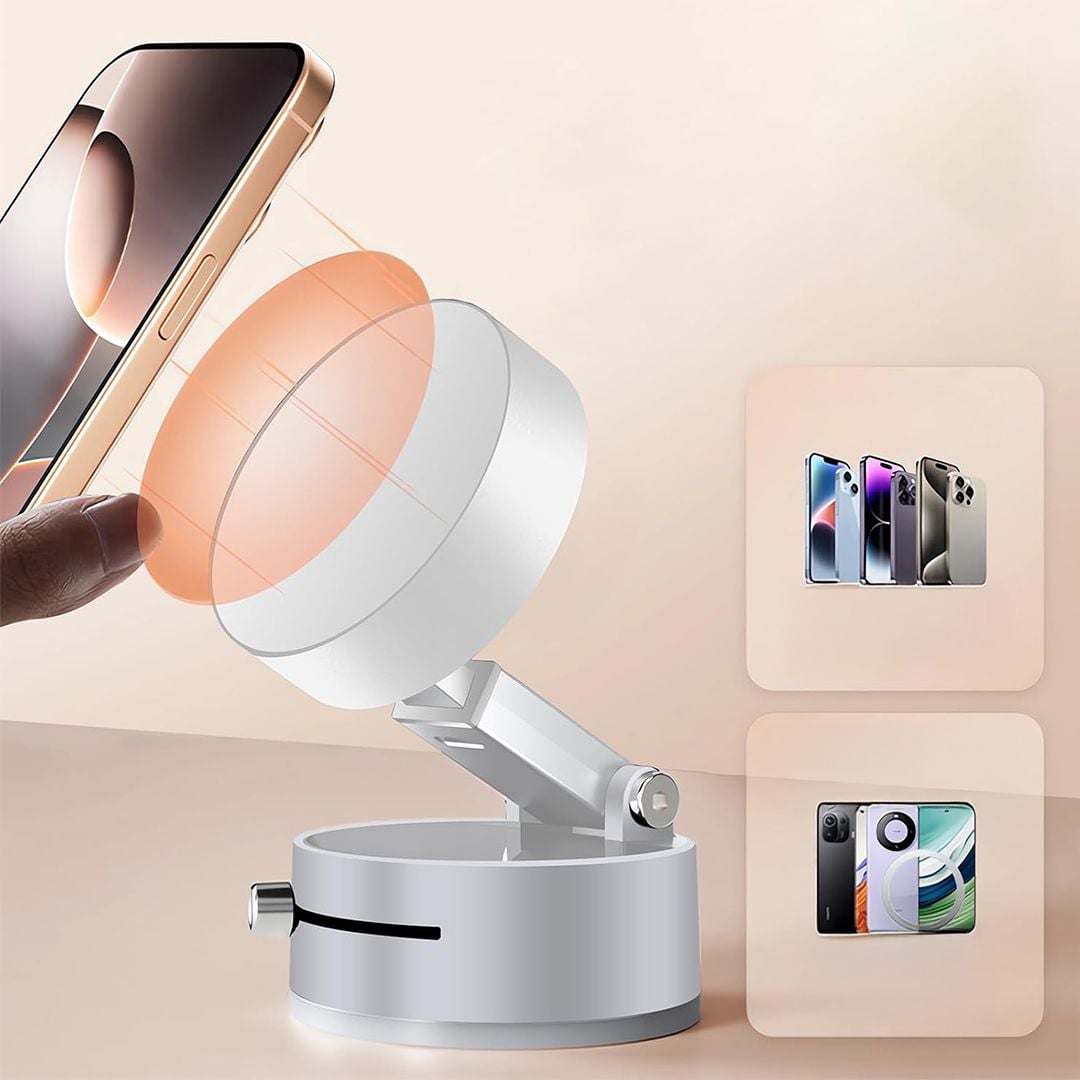 حامل هاتف مغناطيسي بقاعدة شفط - 11