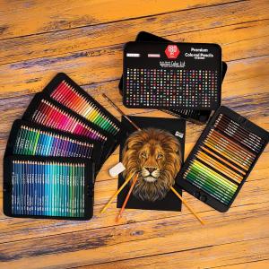 مجموعة أقلام التلوين الخشبية - 180 قلم