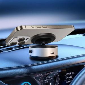 حامل موبايل مغناطيسي مع قاعدة دوارة - 2