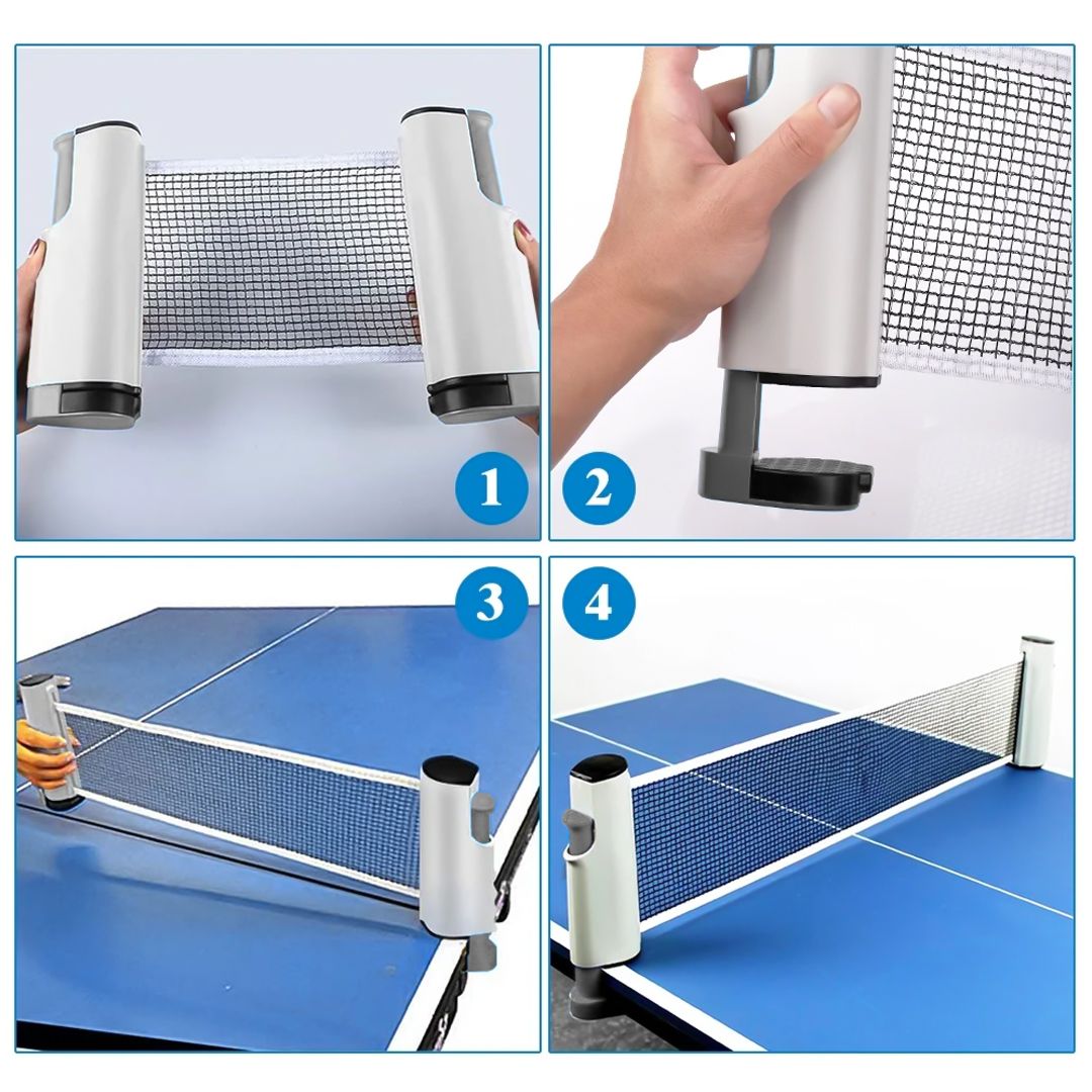 طقم تنس طاولة متنقل - 7