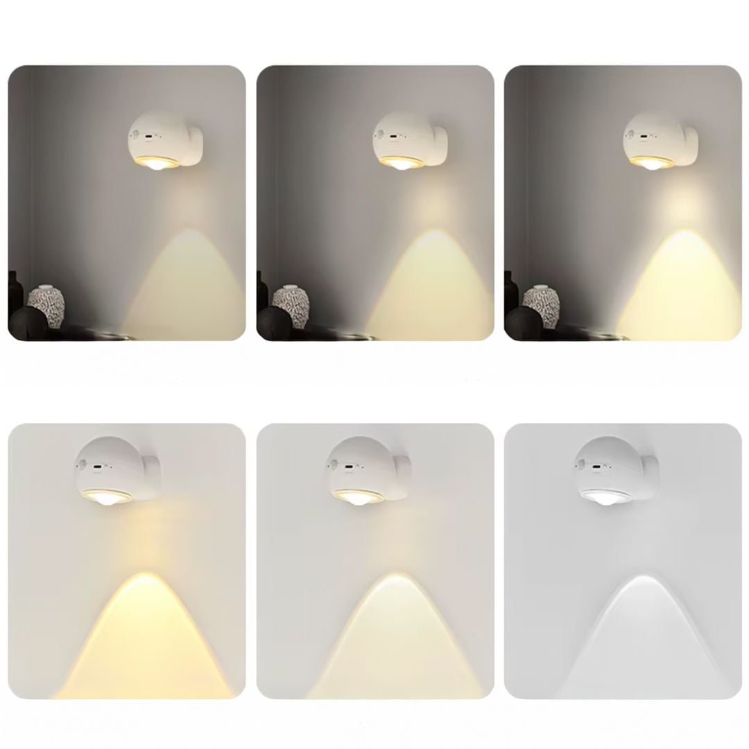 مصباح جداري LED بحساس و ريموت - 11