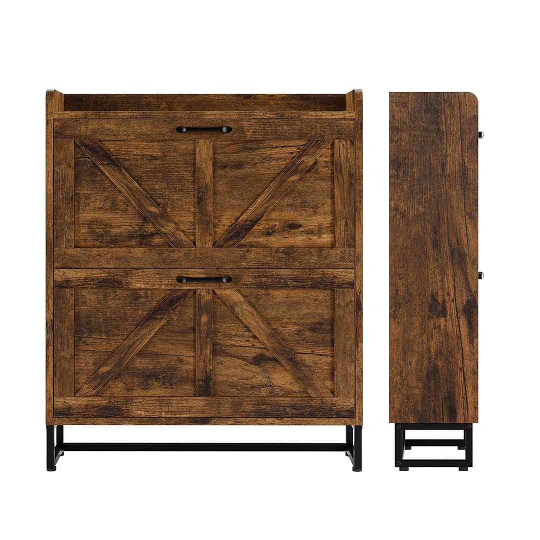 خزانة أحذية بتصميم ريفي - 12