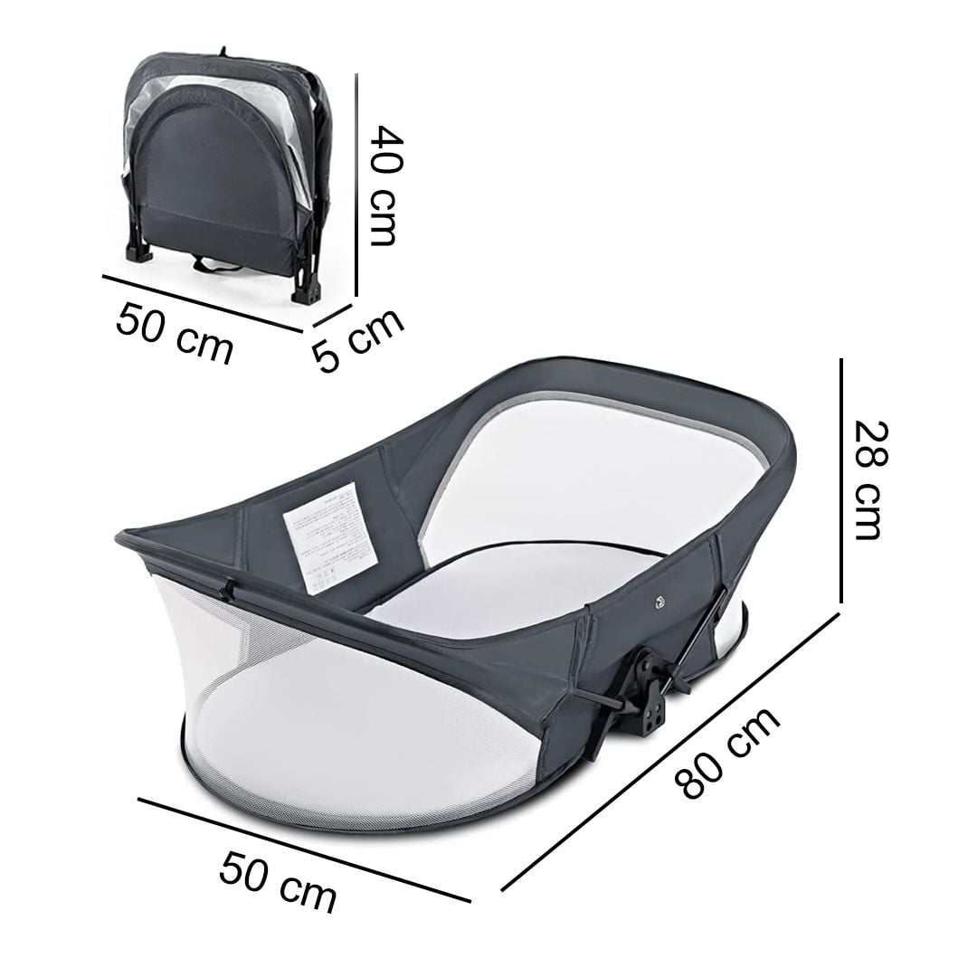 Portable Baby Bed with Mosquito Net product thumbnail 16