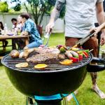 شواية الفحم للرحلات بغطاء علوي 92 سم - 15