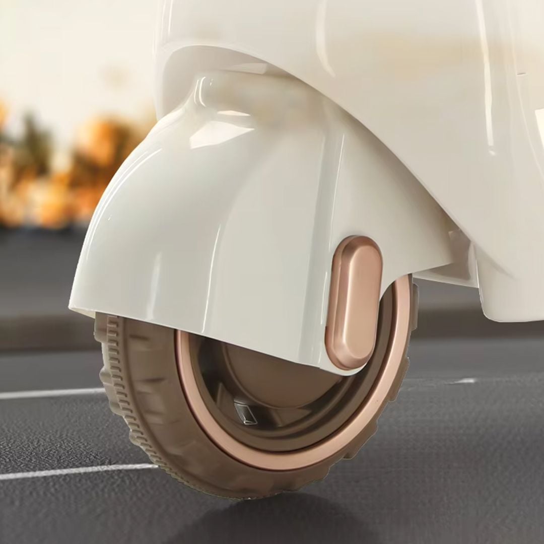 دراجة فيسبا كهربائية للاطفال بمقعد خلفي - 10