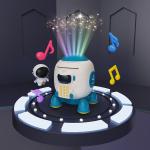 حصالة على شكل مركبة فضائية مع رقم سري - 2