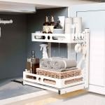 رفوف سحب لتنظيم الخزائن - 4