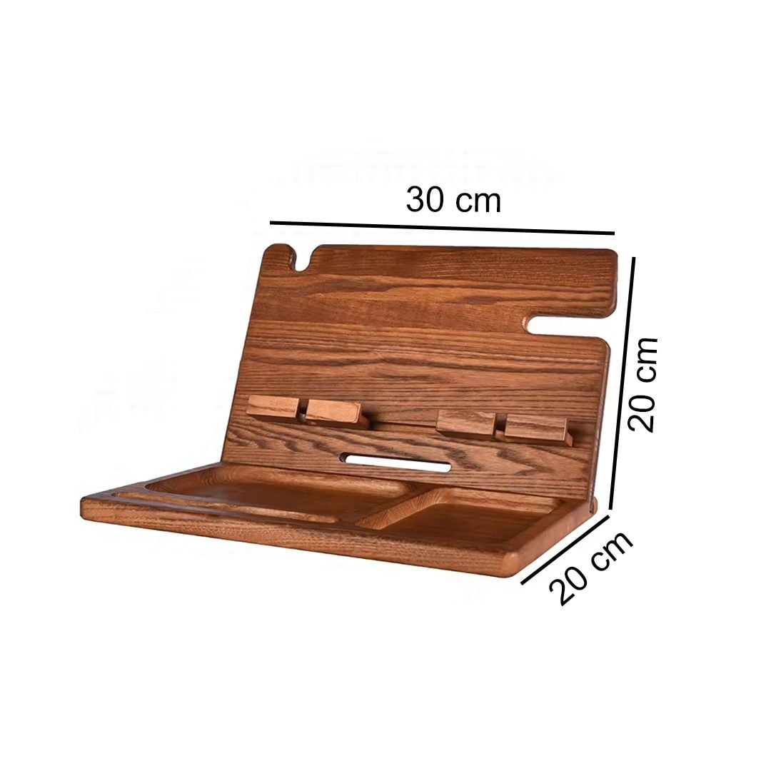 Wooden Organizer With Holder For Phone & Watch product thumbnail 9