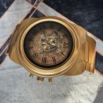 طقم طاولات بتصميم ساعة يد تروس الذهبية - 4
