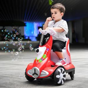 سيارة أطفال بدوران 360 درجة مع فقاعات مائية	