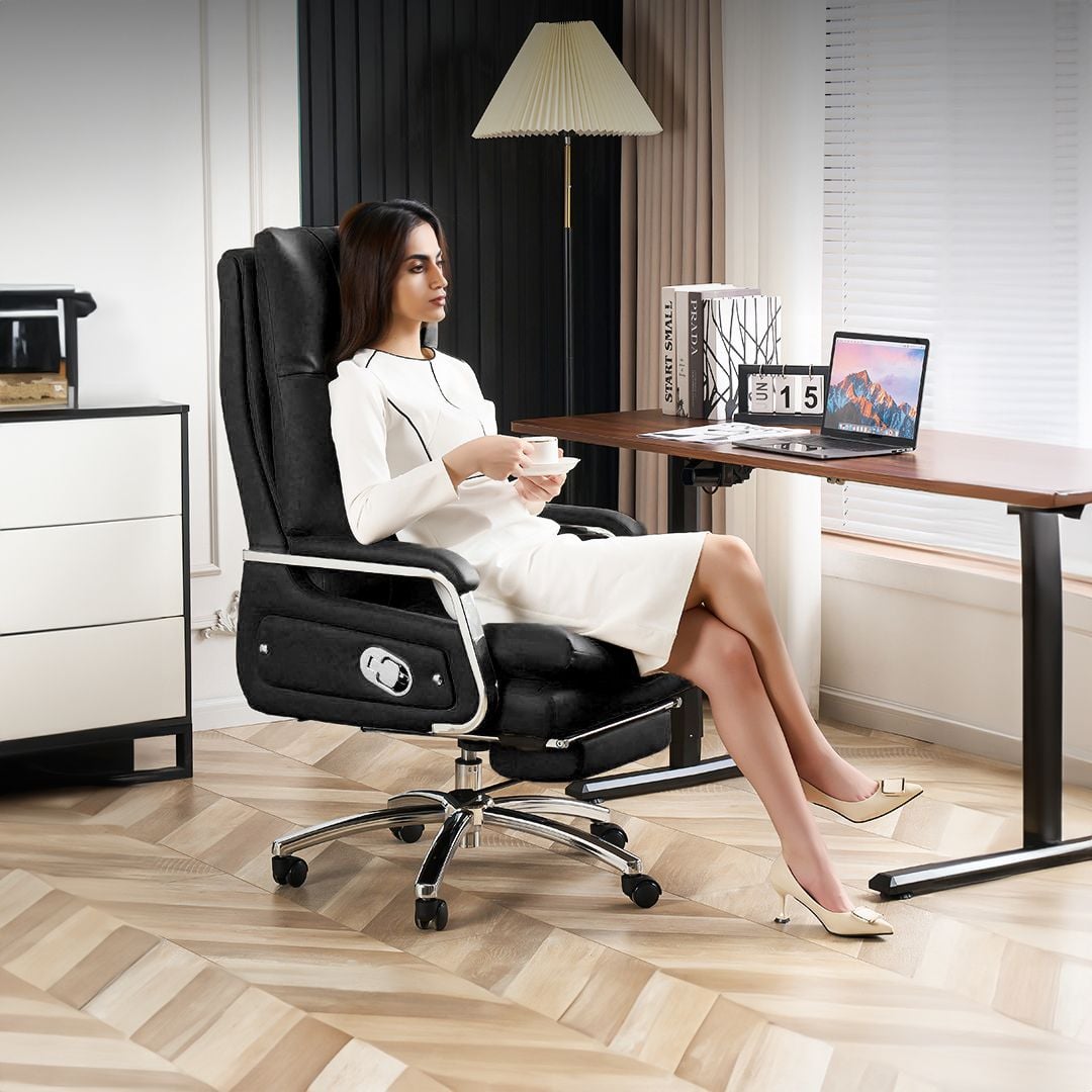 Leather Recliner Office Chair product thumbnail 3