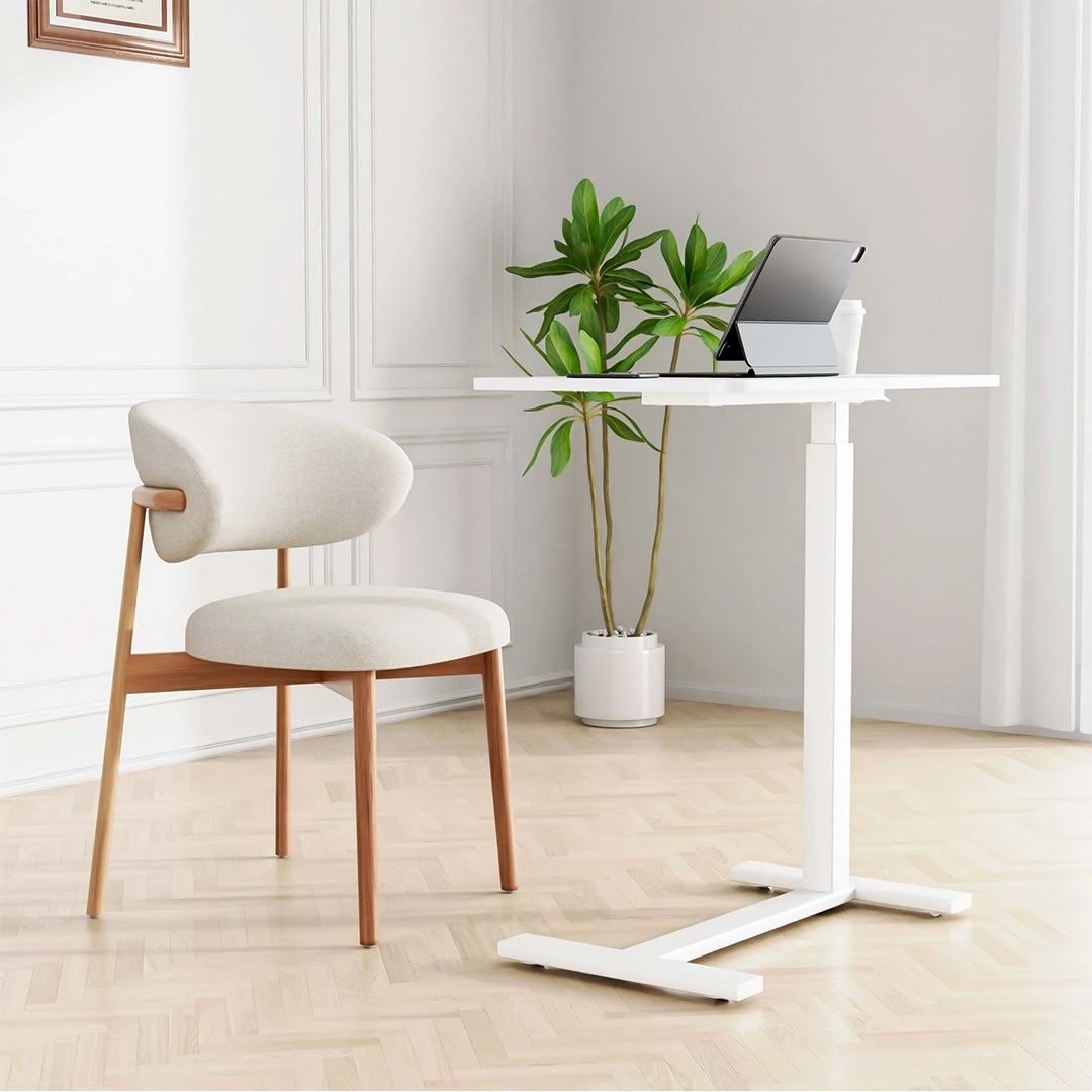 طاولة كمبيوتر جانبية متحركة - 12