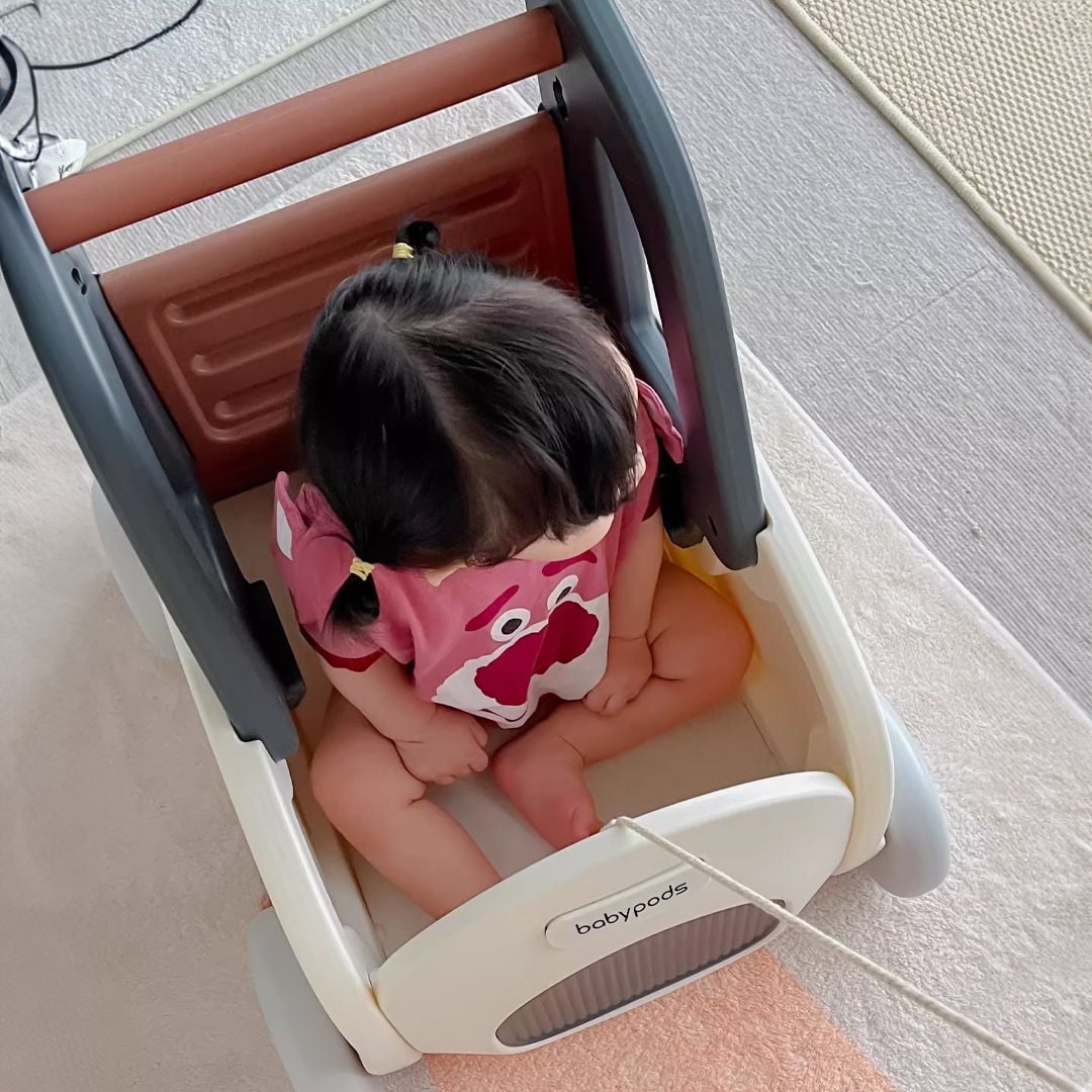 Plastic Baby Stroller with Car Design product thumbnail 3