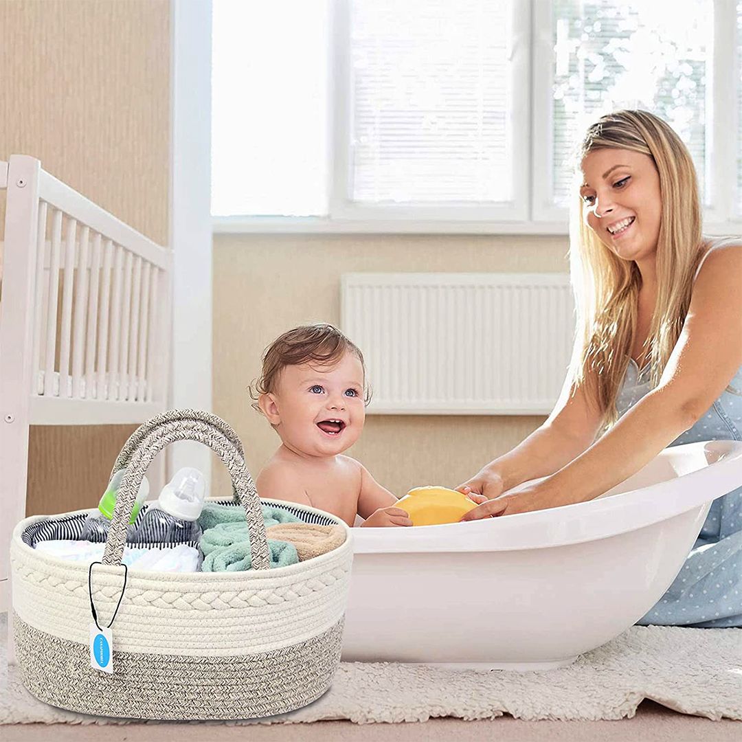 Baby Diaper Organizer Basket product thumbnail 5