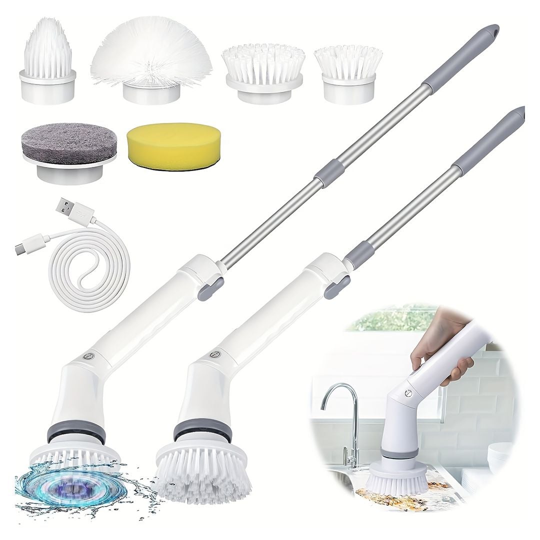 Cordless Cleaning Brush with 6 Heads product thumbnail 10