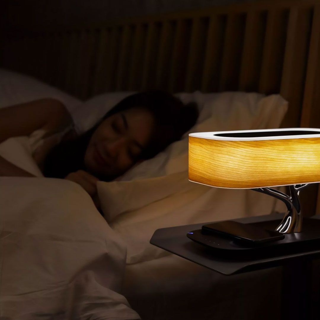 Bedside Lamp with Bluetooth Speaker and Wireless Charger product thumbnail 7