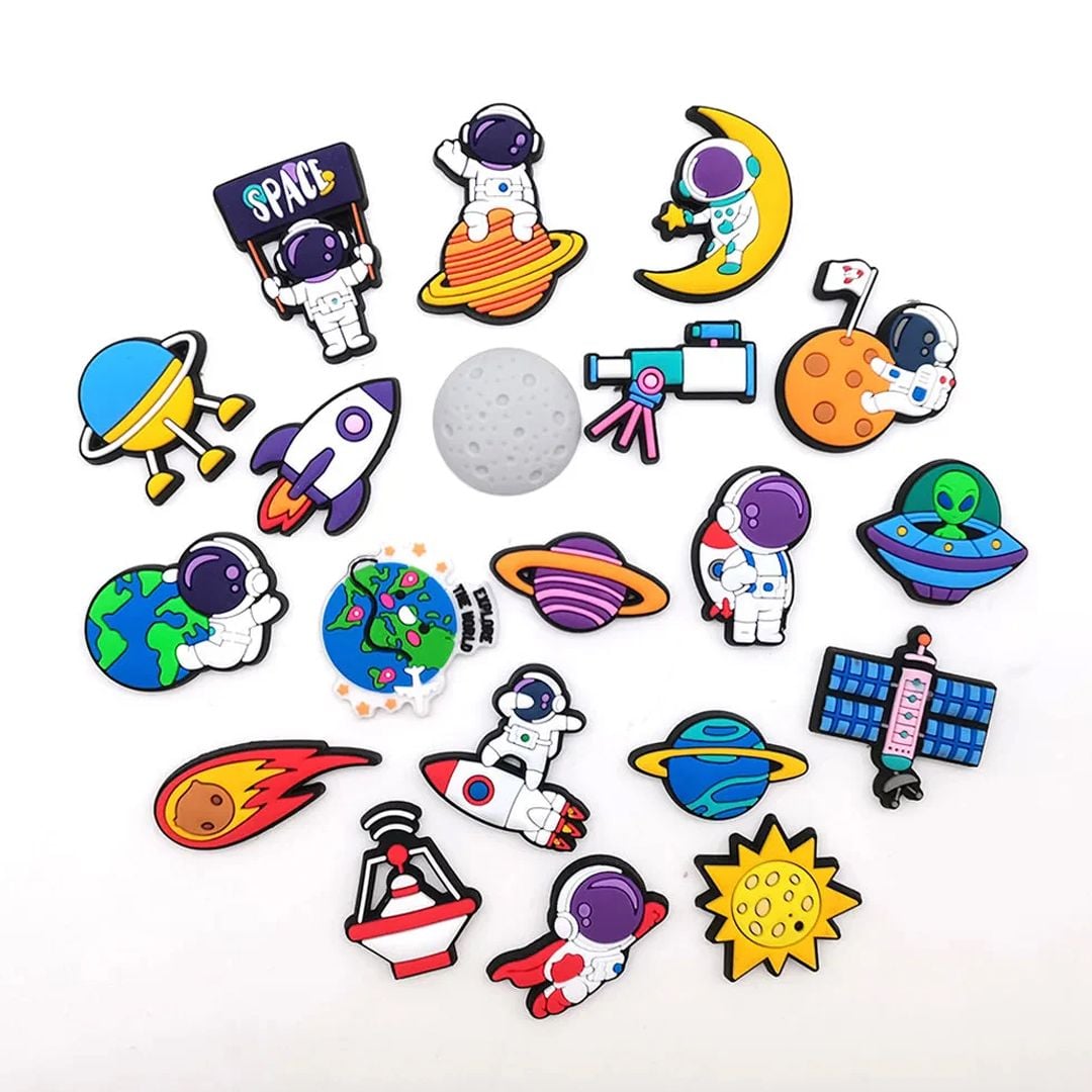 Space Themed Crocs Charms