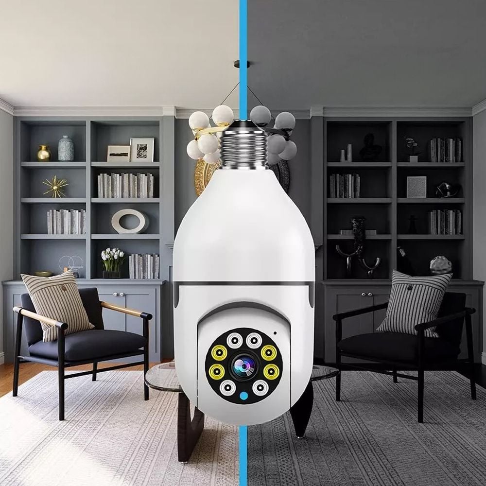 كاميرا مراقبة لاسلكية على شكل لمبة - 8