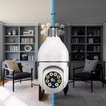 كاميرا مراقبة لاسلكية على شكل لمبة - 8