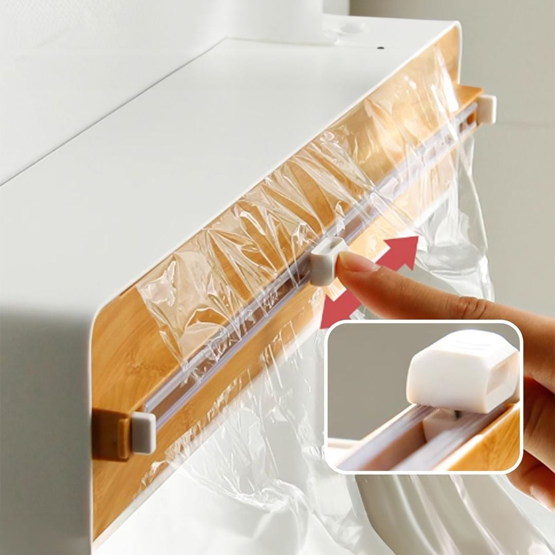 موزع تغليف مزدوج مع حامل للمناديل - 7