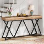 كونسول خشبي بإطار معدن - 8